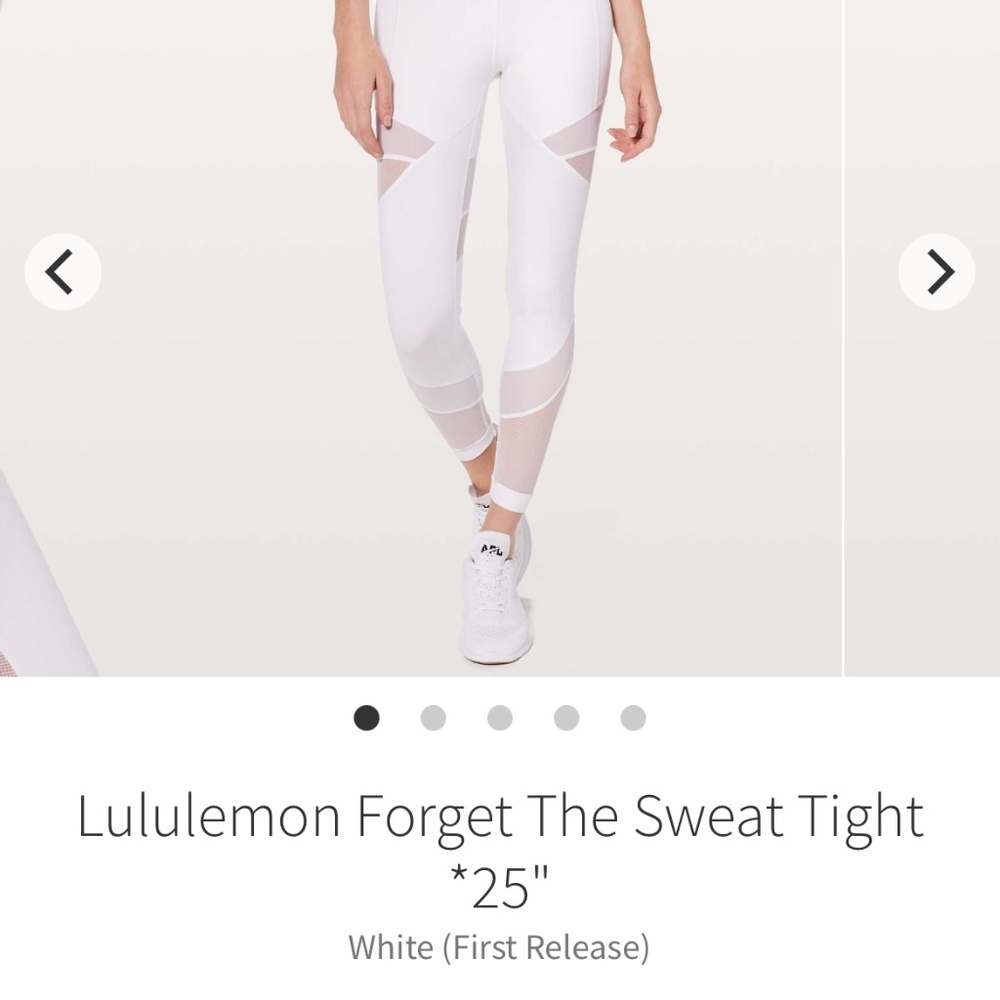 Lululemon Forget The Sweat Crop 25" - Picture 2 of 13
